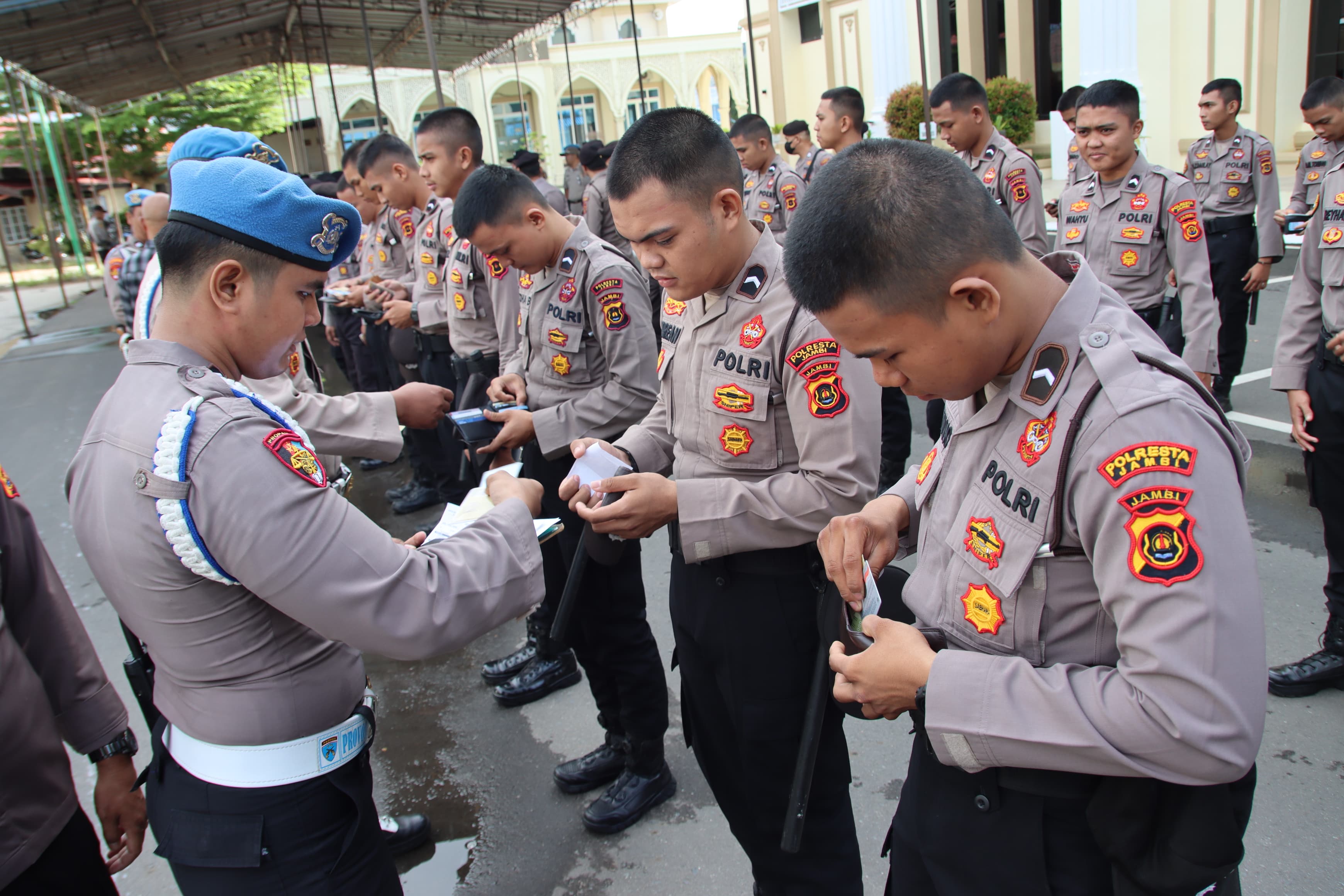 Apel pagi Syslap Bin Polres Payakumbuh